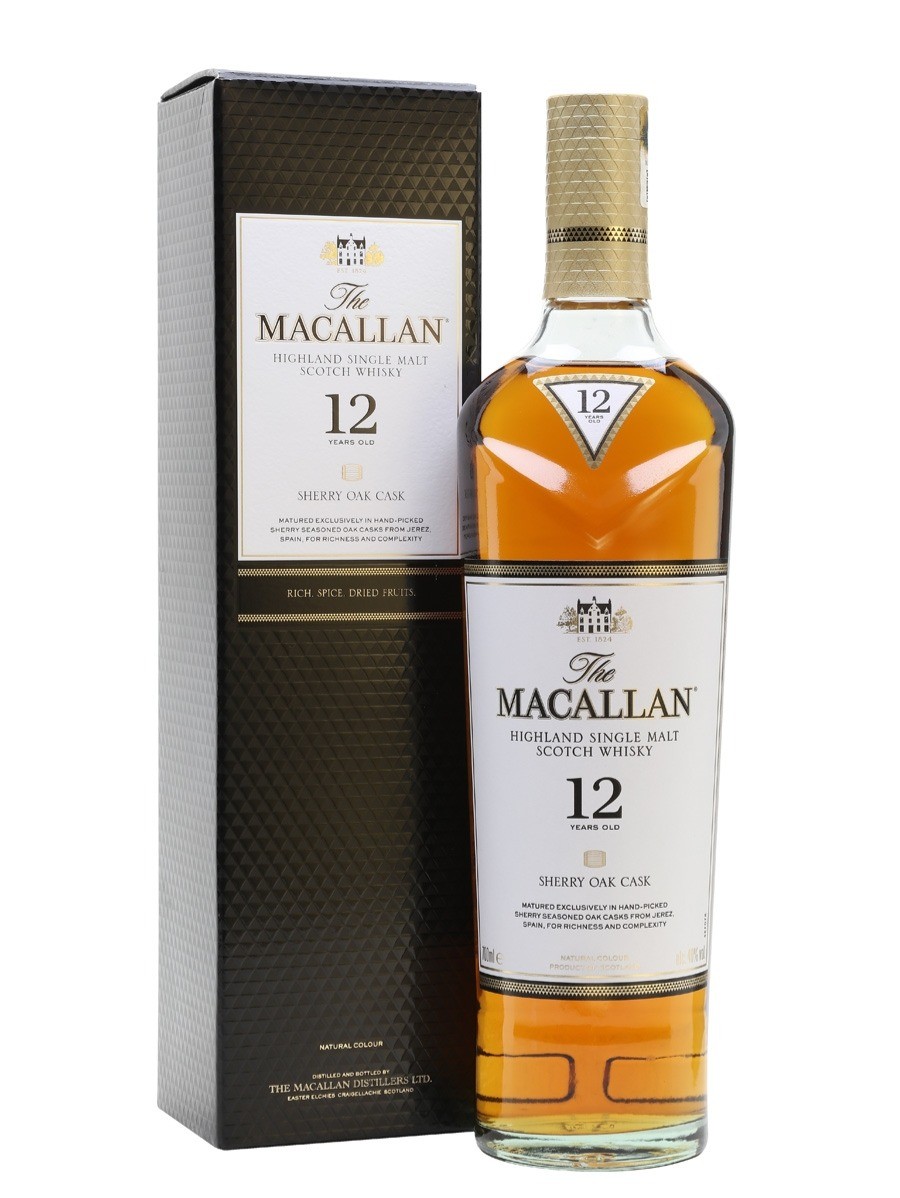 Rượu Macallan 12 Year Old Sherry Oak Cask - Scotch Whisky