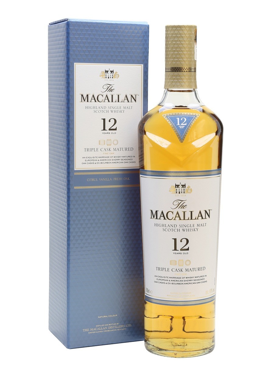 Rượu Macallan 12 Year Old Triple Cask - Scotch Whisky