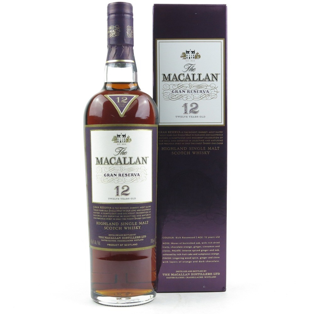 Rượu Macallan 12 Year Old Gran Reserva - Scotch Whisky
