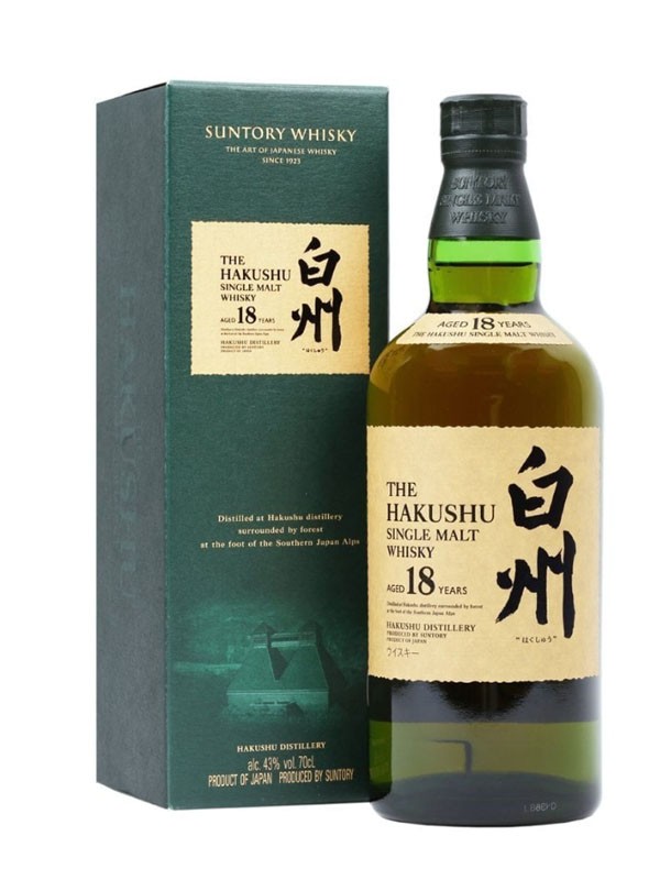 Rượu Hakushu 18 Năm - Whisky Nhật Bản