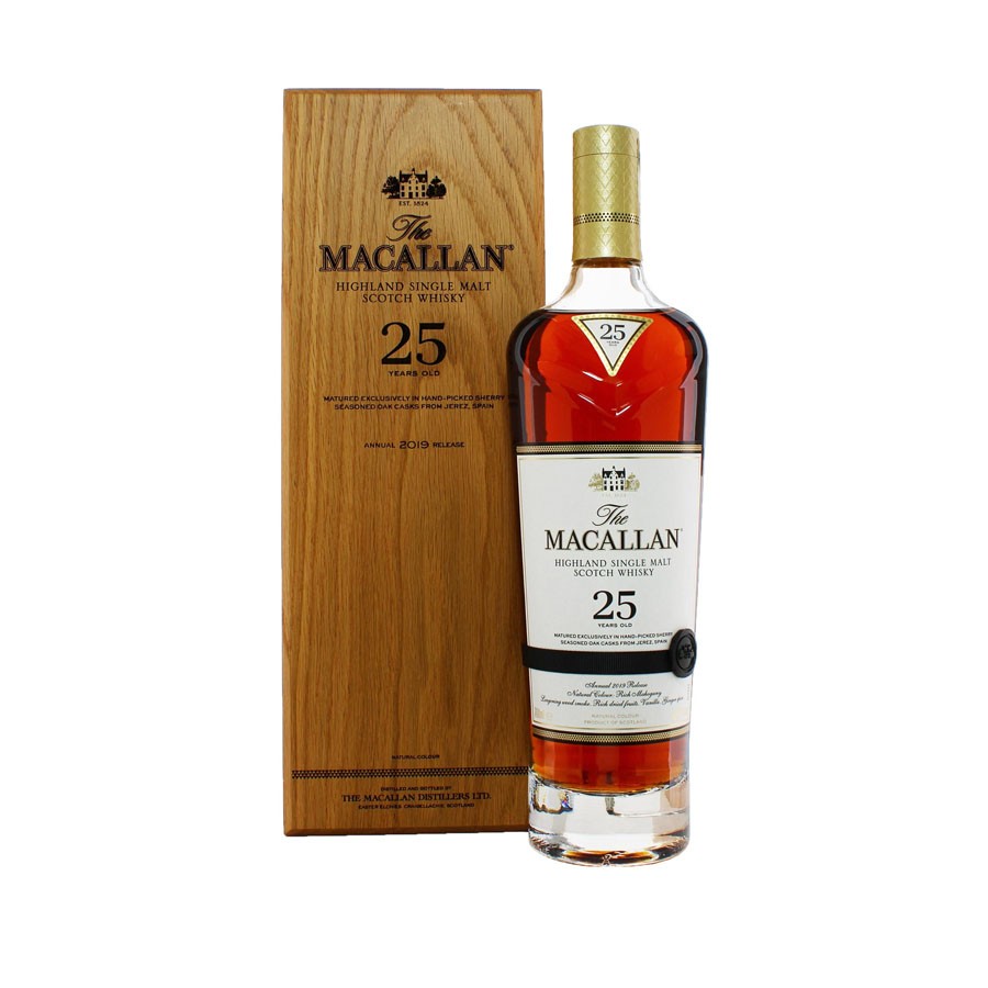Rượu Macallan 25 Sherry (UK) - Scotch Whisky